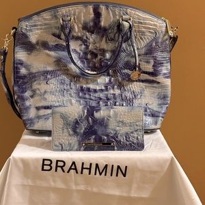 Brahmin Satchel with Wallet